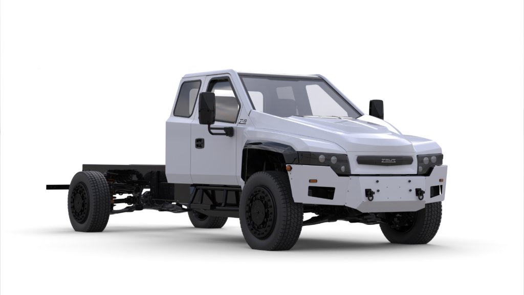 Zeus Electric Work Truck Chassis