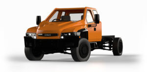 Zeus Right-Hand-Drive Z-19 Electric Work Truck Chassis