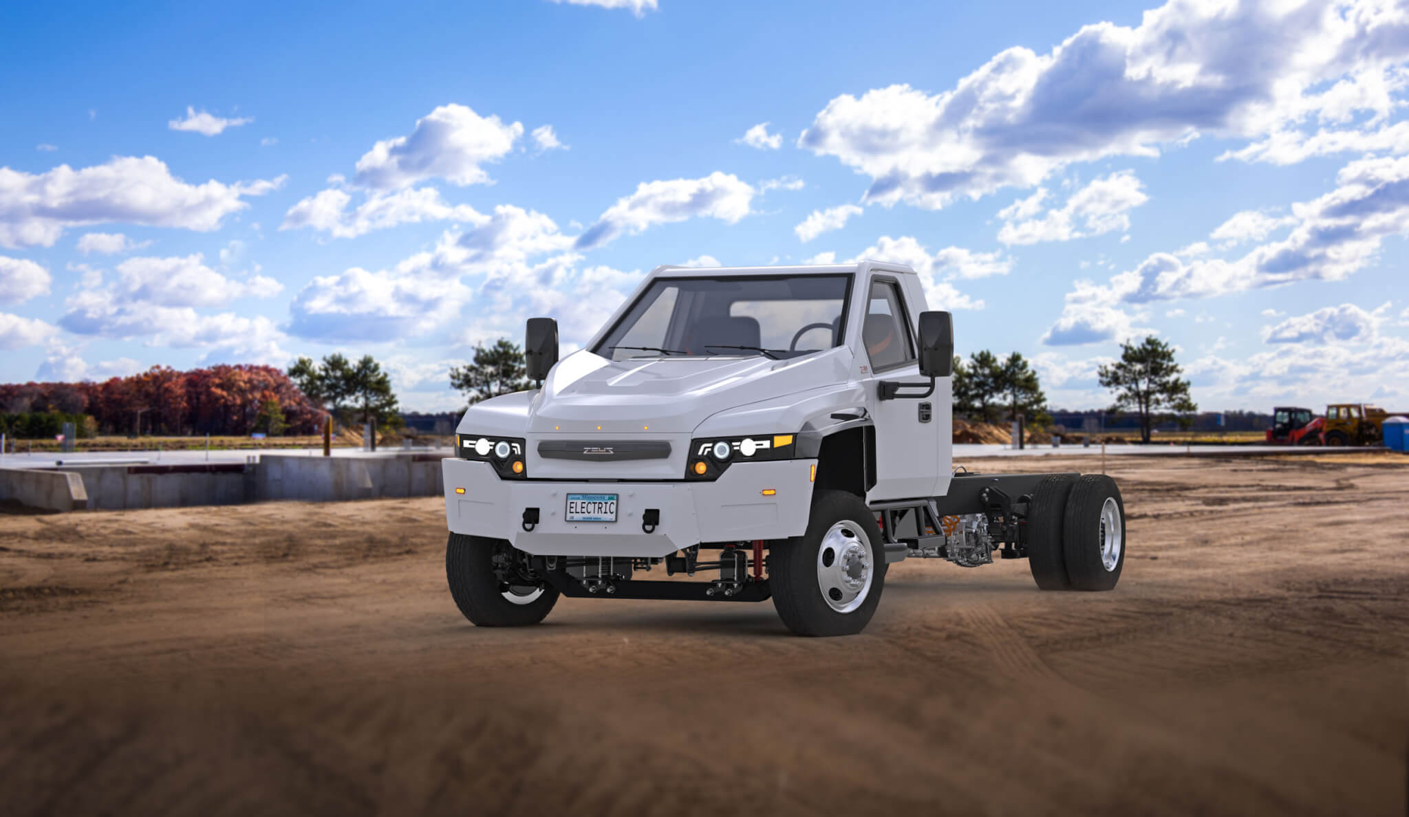 Zeus Electric Chassis - Class-5 Electric Work Truck