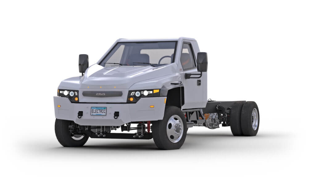 Zeus Z-19 Class 5 All Electric Work Truck Chassis